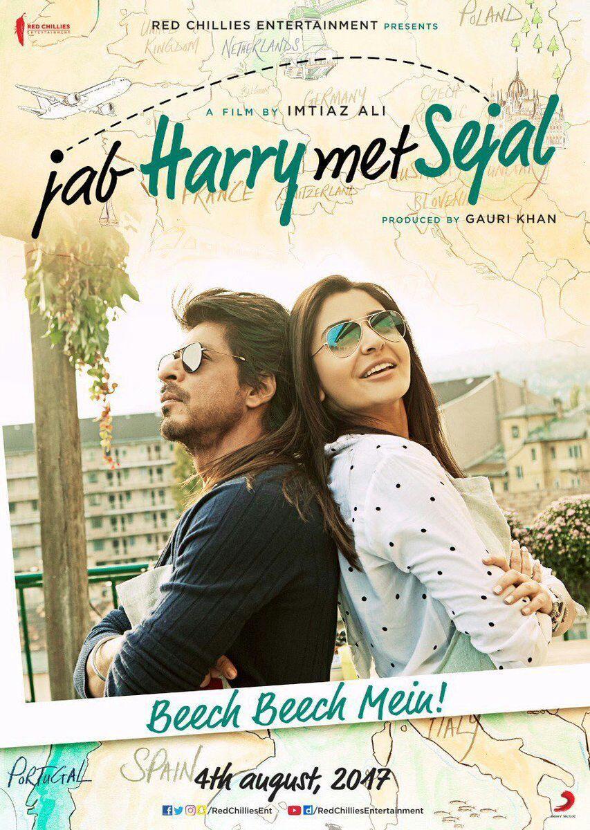 Shah Rukh Khan - Anushka Sharma Film Titled Jab Harry Met Sejal Hindi ...